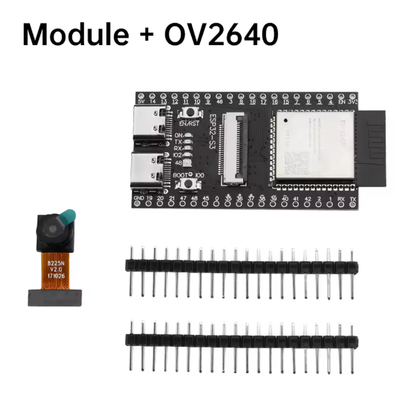 ESP ESP32-S3 CAM WiFi Bluetooth development board module onboard ESP32-S3 N16R8 dual TYPE-C OV2640 /OV5640/OV3660 Camera