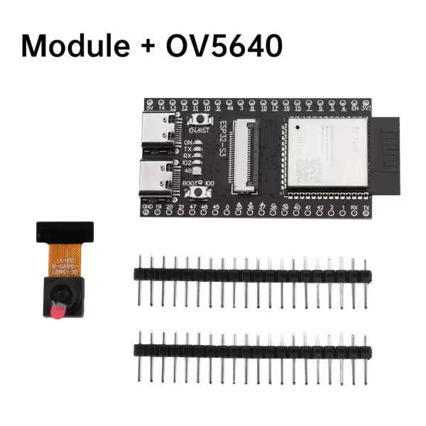 ESP ESP32-S3 CAM WiFi Bluetooth development board module onboard ESP32-S3 N16R8 dual TYPE-C OV2640 /OV5640/OV3660 Camera