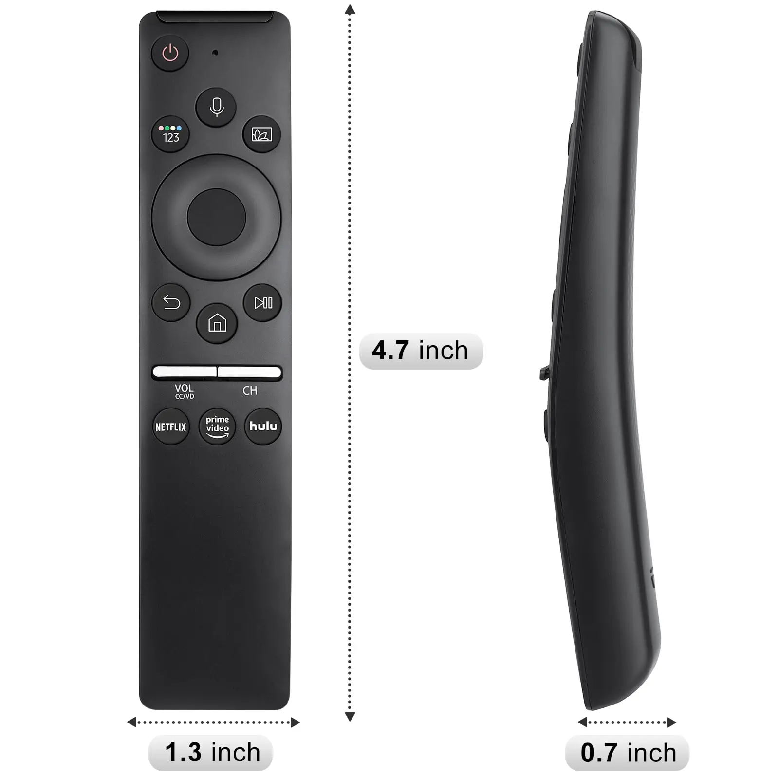 Universal Replacement Voice Remote Control Fit  All Samsung TVs - Compatible with ,HDR,LCD,HDTV,UHD,QLED,SUHD,LED,Frame,Curved,8 BN59-01312A BN59-01312B BN59-01312F BN59-01329A