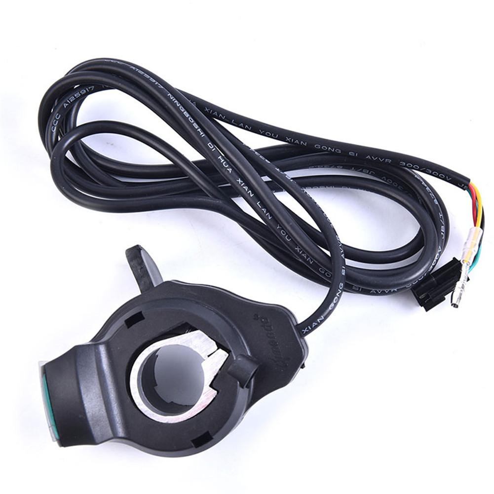 E-bike Thumb Throttle LCD Digital Battery Voltage Display Speed Control Handlebar Grips Switch Electric Bike Accessories