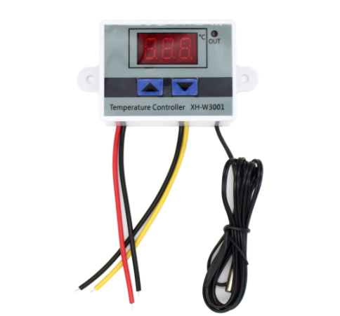10A 12V 24V 220VAC Digital LED Temperature Controller XHW3001 For Incubator Cooling Heating Switch Thermostat NTC W3001