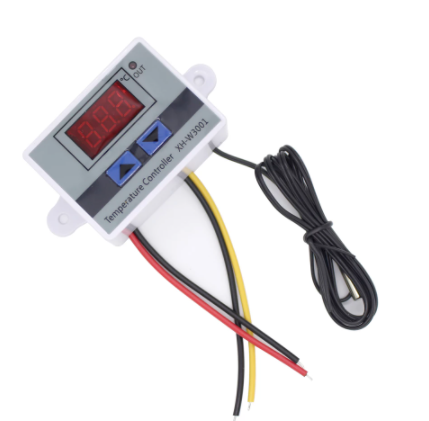 10A 12V 24V 220VAC Digital LED Temperature Controller XHW3001 For Incubator Cooling Heating Switch Thermostat NTC W3001