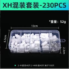 760pcs 500pcs 230pcs XH2.54mm 2/3/4/5/6P Male/Female Continuous Terminal Housing PCB Header Wire Connector 1M 10P Cable/Crimping Tool Kit