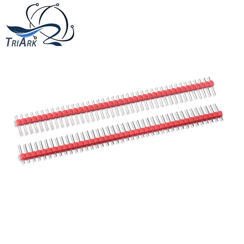 30PCS/set 40 Pin Breakable Pin Header 2.54mm Single Row Male Header Connector Kit PCB Pin Strip For Arduino