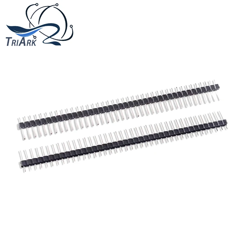 30PCS/set 40 Pin Breakable Pin Header 2.54mm Single Row Male Header Connector Kit PCB Pin Strip For Arduino