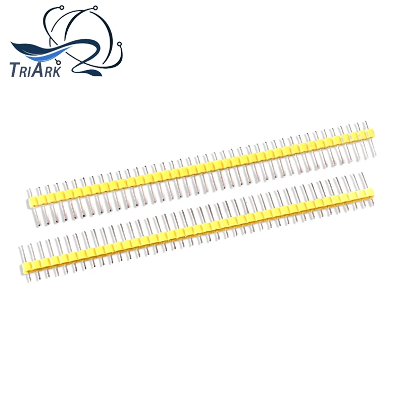 30PCS/set 40 Pin Breakable Pin Header 2.54mm Single Row Male Header Connector Kit PCB Pin Strip For Arduino