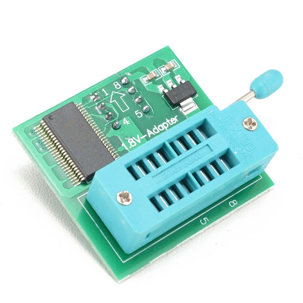 SOIC8 SOP8 Test Clip With Status Indicator Light CH341 Programmer Complete Kit Online Programming for EEPROM 24CXX/25CXX/93CXX
