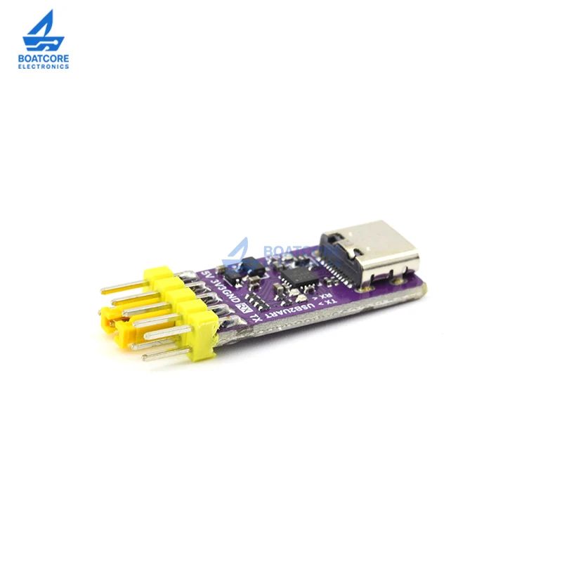 1PCS CH343P USB to Serial Port Module 6Mbps 5V 3.3V TTL UART Type-C Switch CH343 Debugging Burning Downloading Instead CH340