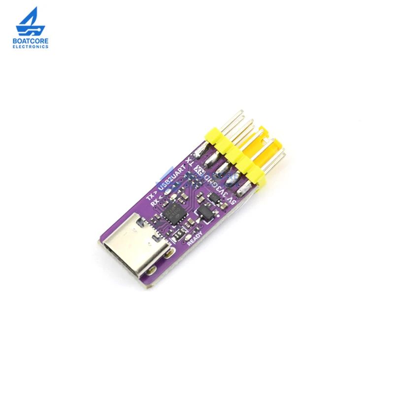 1PCS CH343P USB to Serial Port Module 6Mbps 5V 3.3V TTL UART Type-C Switch CH343 Debugging Burning Downloading Instead CH340