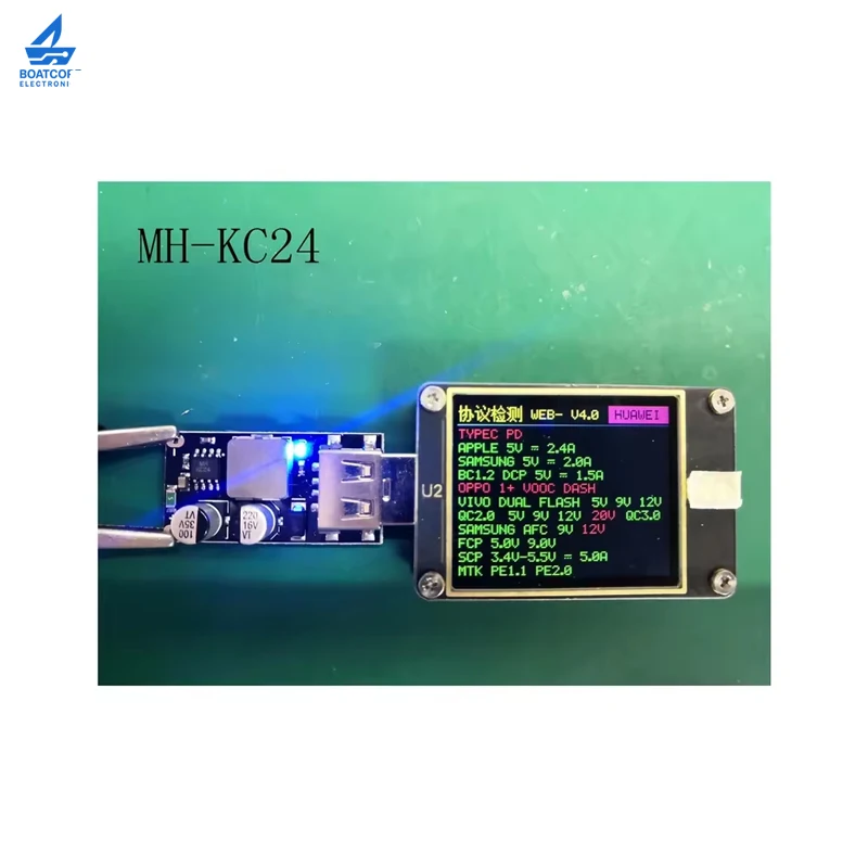 1PCS USB QC3.0 QC2.0 DC-DC Buck Converter Charging Module 6-32V 9V 12V 24V to 5V Fast Quick Charger Circuit Board