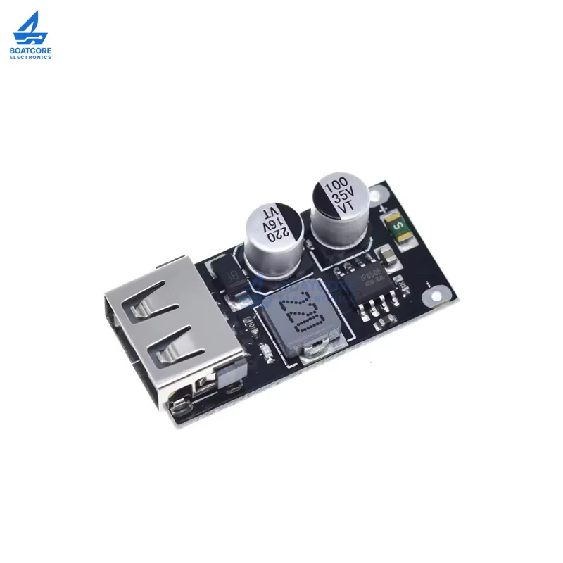 1PCS USB QC3.0 QC2.0 DC-DC Buck Converter Charging Module 6-32V 9V 12V 24V to 5V Fast Quick Charger Circuit Board