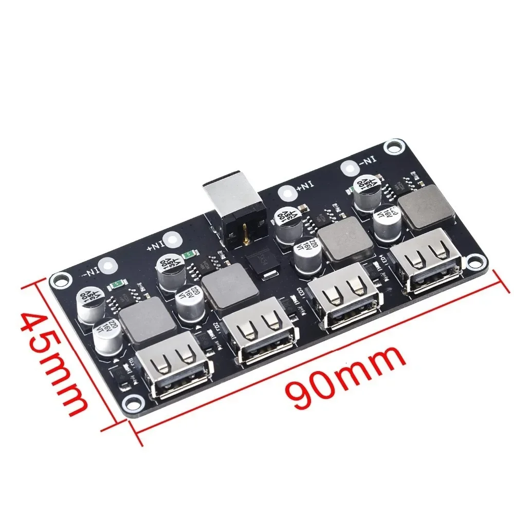 1PCS USB QC3.0 QC2.0 DC-DC Buck Converter Charging Module 6-32V 9V 12V 24V to 5V Fast Quick Charger Circuit Board