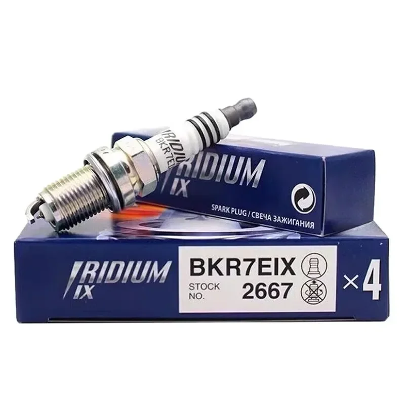 2667 BKR7EIX Iridium Spark Plug for VOLKSWAGEN BEETLE GOLF JETTA PASSAT TIGUAN 2.0L AUDI A3 A4 A5 A6 CAYMAN BOXSTER