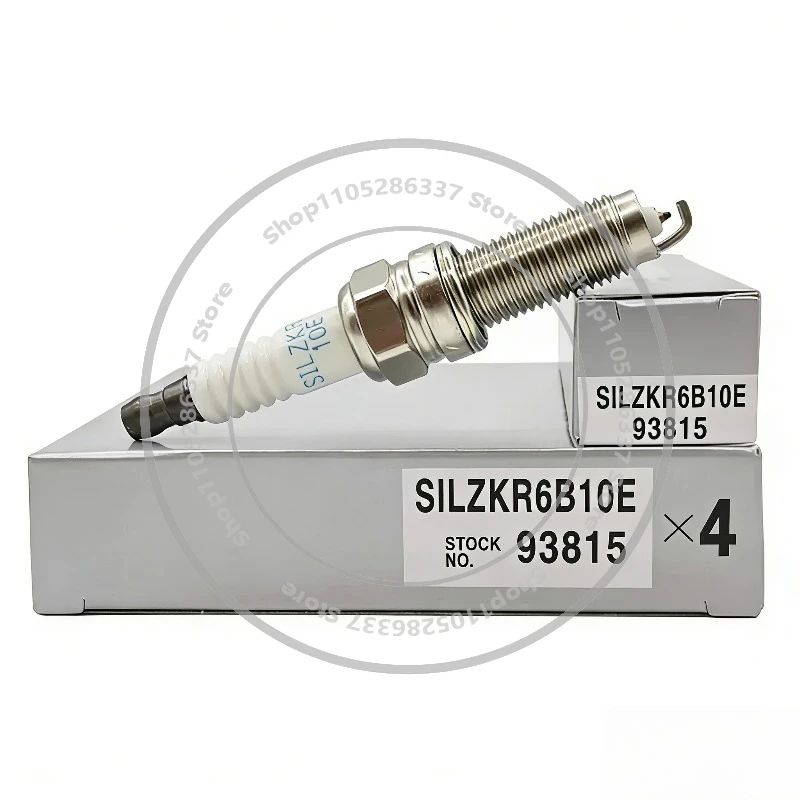 Iridium Spark Candle Plugs SILZKR6B10E 93815 for Hyundai Accent Elantra I30 I40 IX35 SANTA F SONATA KIA OPTIMA RIO SUZUKI SWIFT
