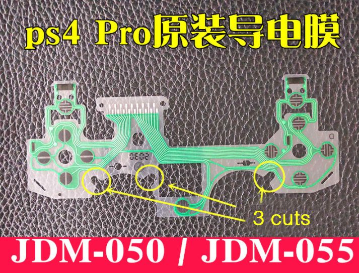 PS4 Controller Conductive Film Button Ribbon Flex Cable for JDM-001/JDM-011/JDM-010 DUALSHOCK 4 PS4 Wireless Controller