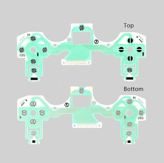 PS4 Controller Conductive Film Button Ribbon Flex Cable for JDM-001/JDM-011/JDM-010 DUALSHOCK 4 PS4 Wireless Controller