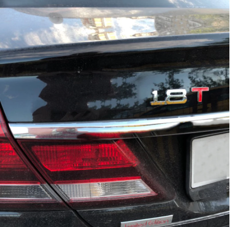 Car 3D Metal 1.6T 1.8T 2.0T 2.8T Logo Sticker Emblem Badge Decals for Mazda KIA Renault TOYOTA BMW car sticker Car Styling