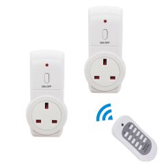 Smart Power Plug UK Socket 433.92Mhz Wireless Remote Control 10A Plug Contact On/Off Light Switch socket