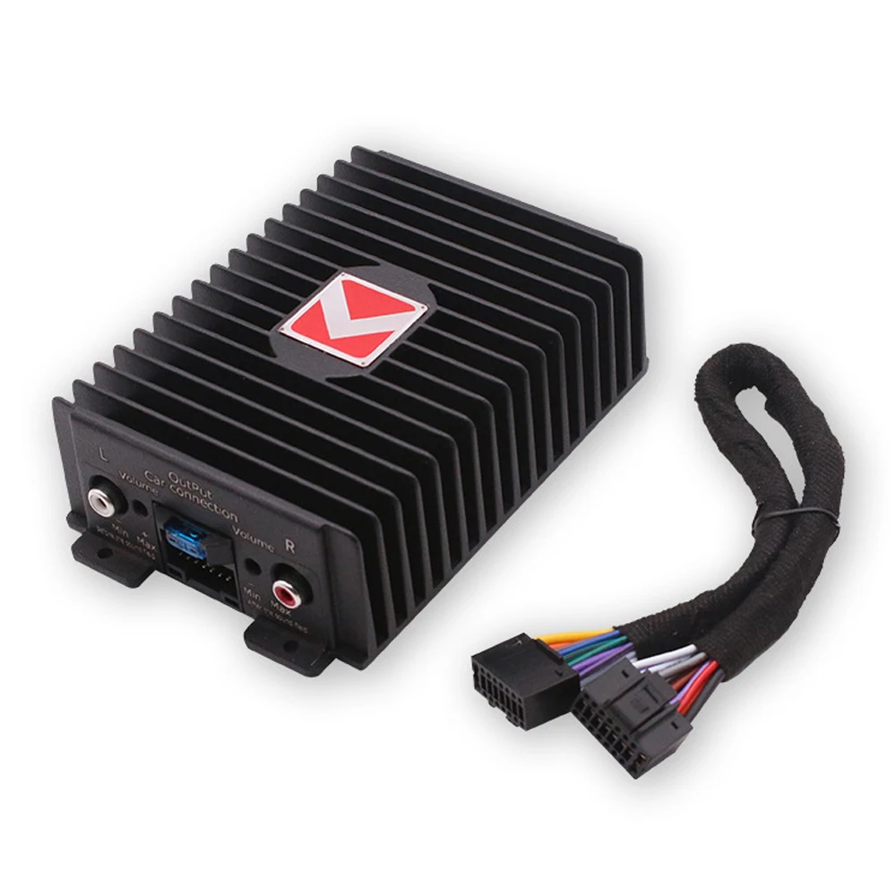 4-Channel Car Amplifier 80Wx4 Audio Modification Power Amplifier Digital Sound Processor Class A/B for Android Car Player