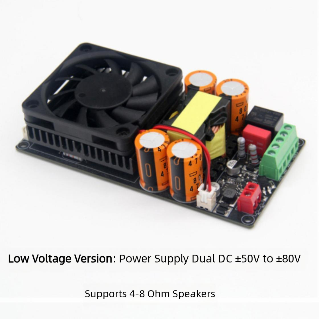 1000W Mono Class D Digital Amplifier Board 50V-80V For 4-8, HIFI Audio Amp Beyond LM3886/IRS2092S