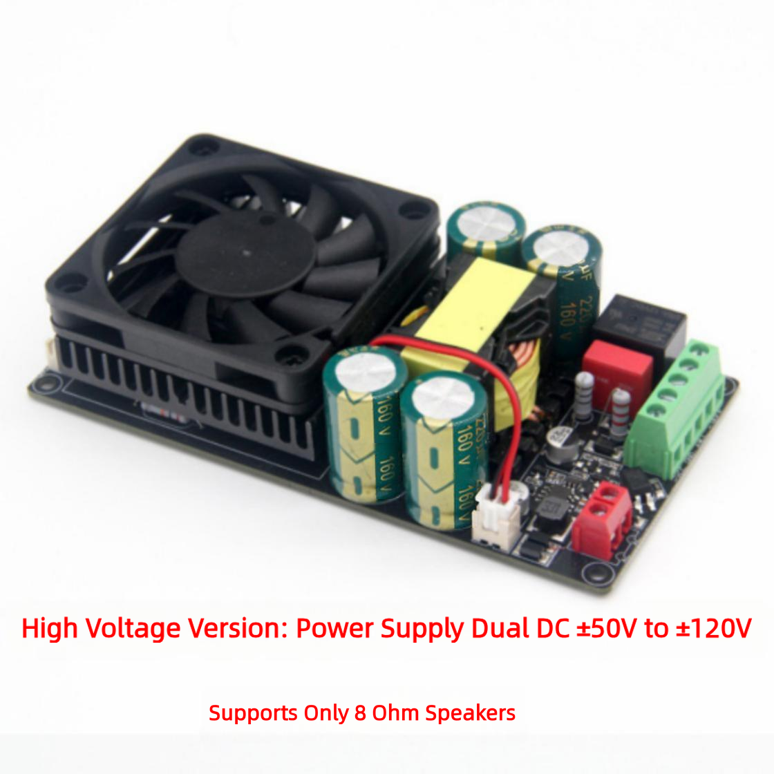 1000W Mono Class D Digital Amplifier Board 50V-80V For 4-8, HIFI Audio Amp Beyond LM3886/IRS2092S