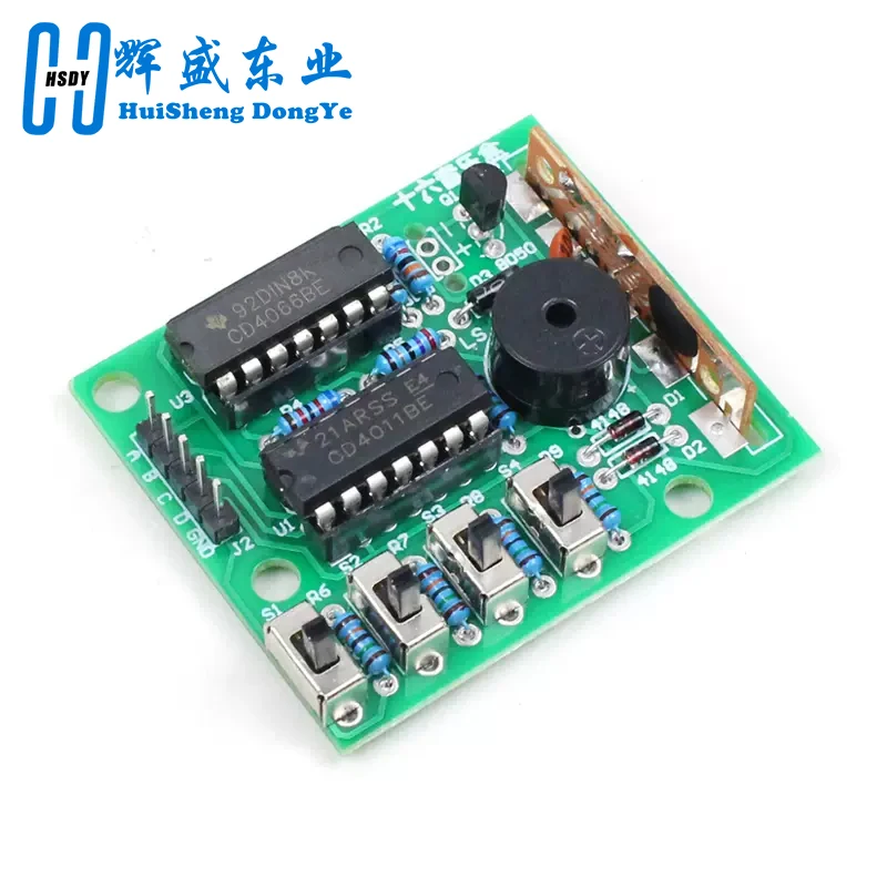 16 Music Sound Box BOX-16 Board 16-Tone Electronic Module DIY Kit Parts Components Soldering Practice Learning Kits for Arduino