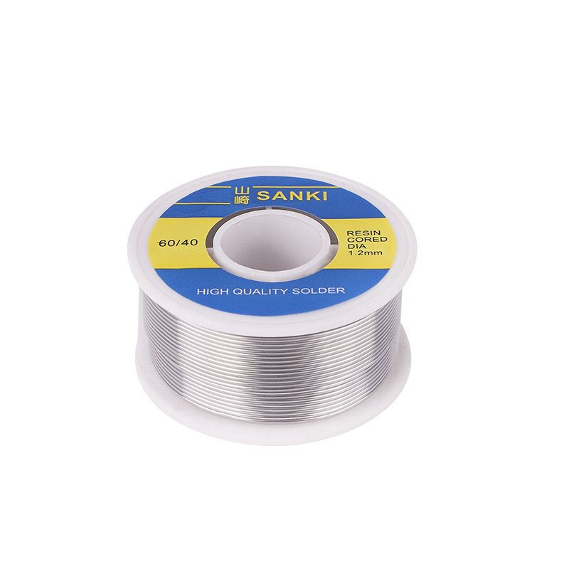 SANKI solder wire 500g 100g 1mm rosin core with 6040 low temp high purity no clean electrical soldering for repair less smoke/splash