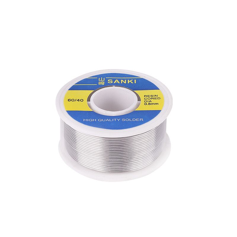SANKI solder wire 500g 100g 1mm rosin core with 6040 low temp high purity no clean electrical soldering for repair less smoke/splash