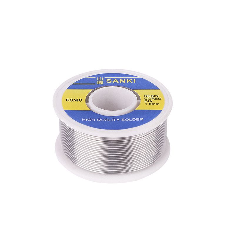 SANKI solder wire 500g 100g 1mm rosin core with 6040 low temp high purity no clean electrical soldering for repair less smoke/splash