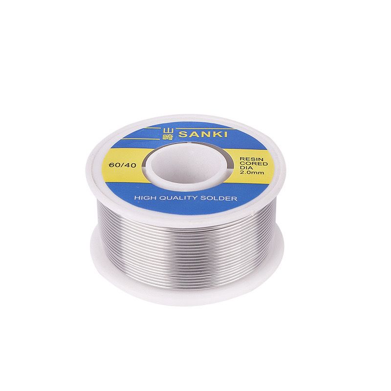 SANKI solder wire 500g 100g 1mm rosin core with 6040 low temp high purity no clean electrical soldering for repair less smoke/splash