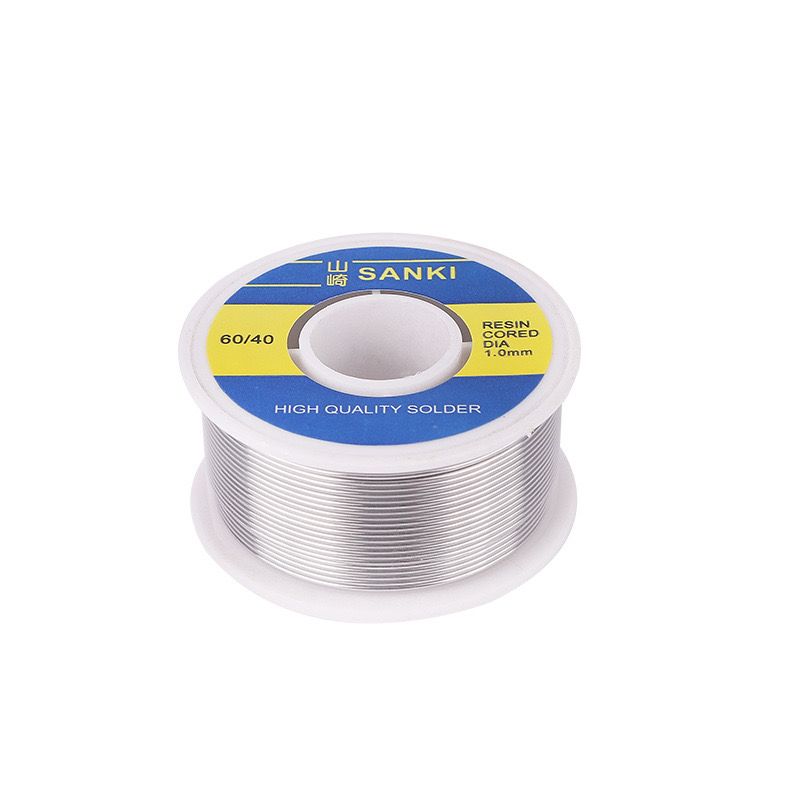 SANKI solder wire 500g 100g 1mm rosin core with 6040 low temp high purity no clean electrical soldering for repair less smoke/splash