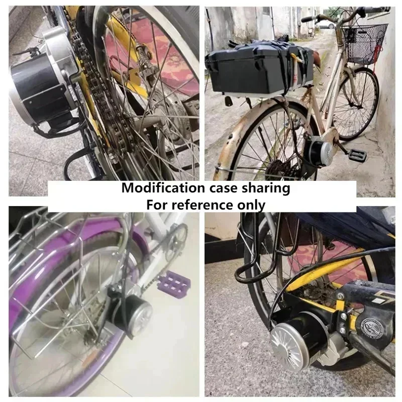 Bicycle Modified To Electric Accessories Motor Controller Handle Flywheel Chain 24V 250W Modified Accessories Set 8pcs set