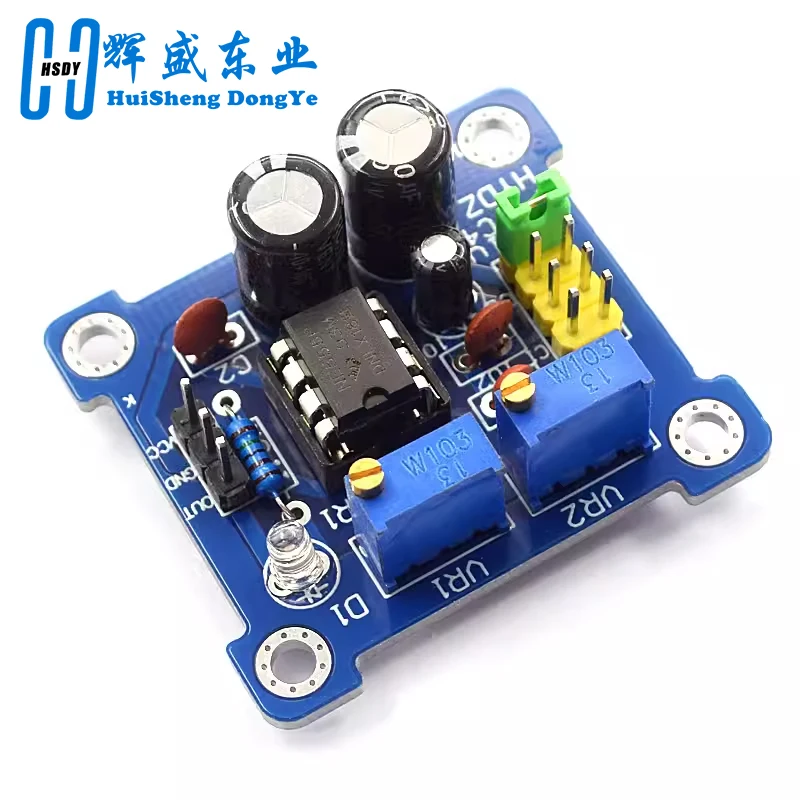 NE555 Pulse Generator Pulse Starter Duty Cycle and Frequency Adjustable Module DIY Kit Oscillator Square Wave Signal Generator