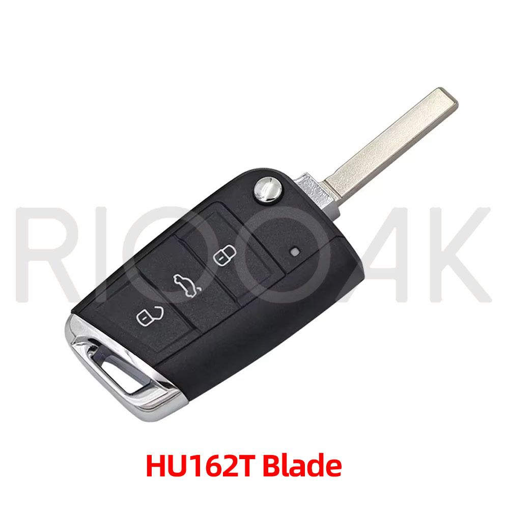 3 4 Buttons Car Key Housing Key Case Shell for Volkswagen/VW/Skoda Golf 7 4 5 Mk4 6 Octavia for Seat Leon Ibiza Altea Mqb Shell