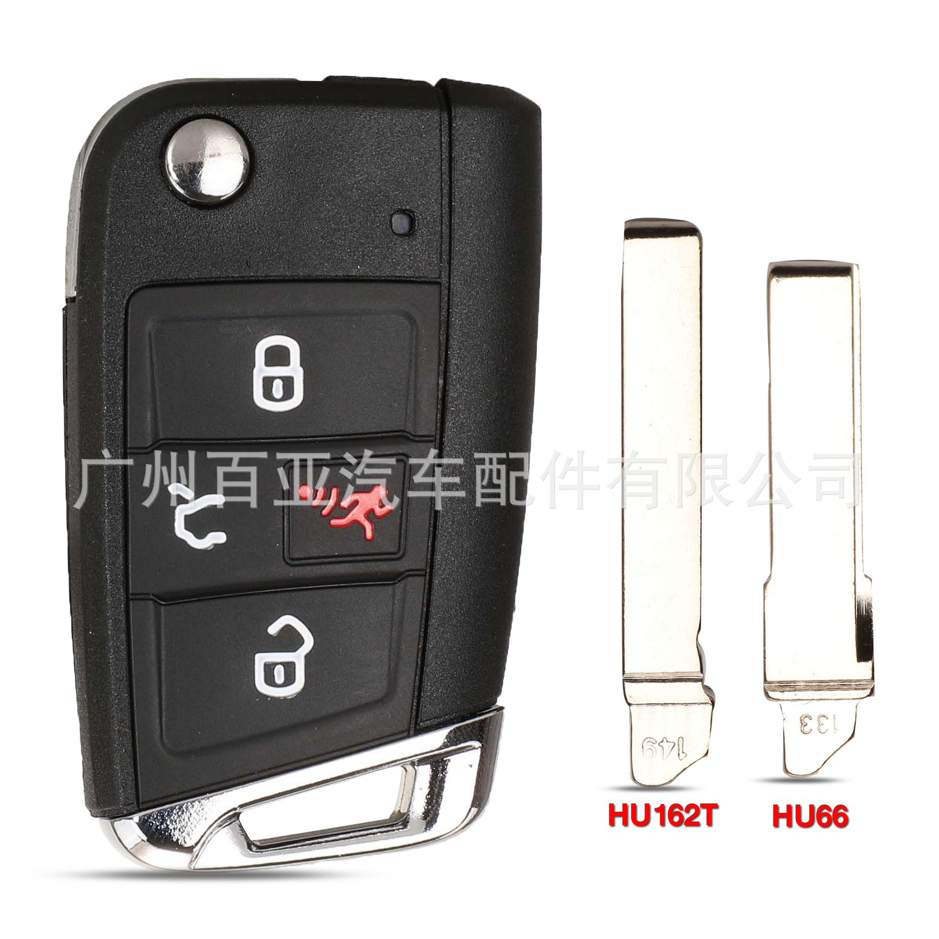 3 4 Buttons Car Key Housing Key Case Shell for Volkswagen/VW/Skoda Golf 7 4 5 Mk4 6 Octavia for Seat Leon Ibiza Altea Mqb Shell