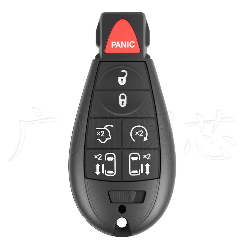 3/4/5/6/7BT Car Key Fob Shell Case for Jeep Chrysler Town & Country Caravan Journey Dodge Dart Grand Cherokee Durango Magnum Ram