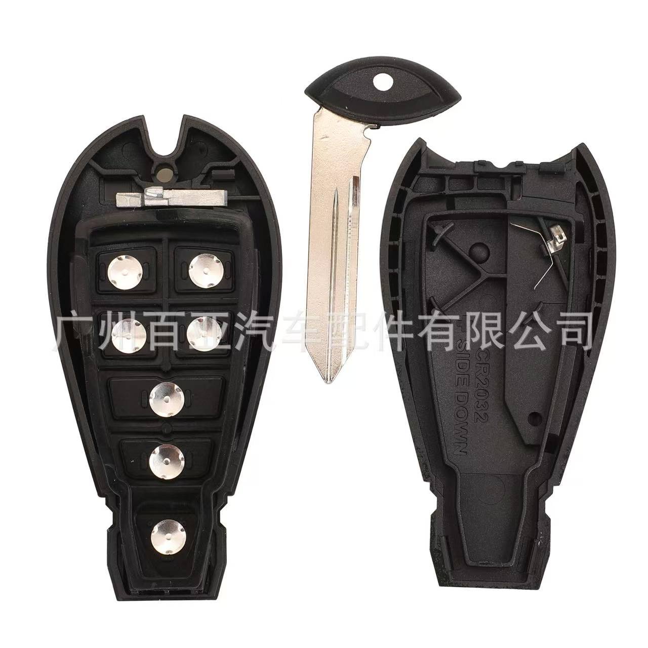 3/4/5/6/7BT Car Key Fob Shell Case for Jeep Chrysler Town & Country Caravan Journey Dodge Dart Grand Cherokee Durango Magnum Ram