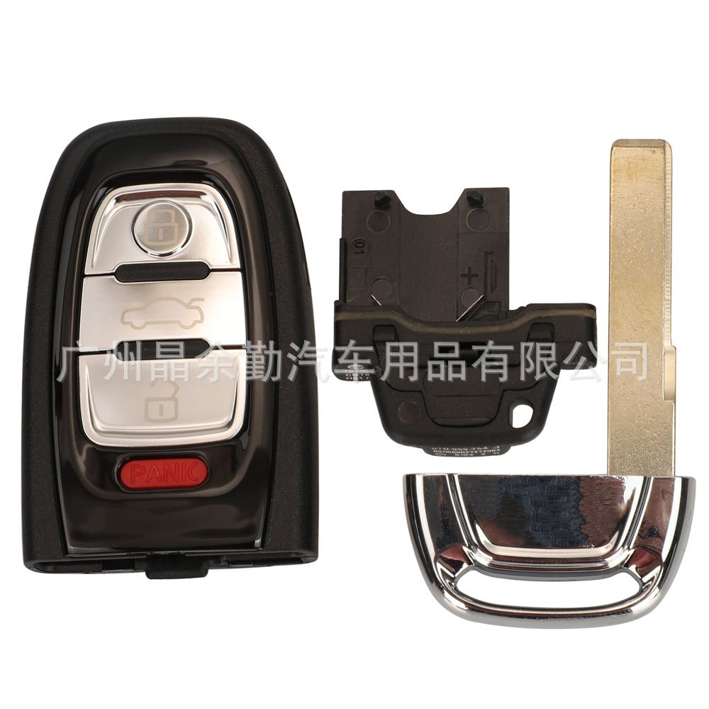 Original-Size Car Key Housing Key Case Shell for Audi A7 A8 Quattro Q5 Q7 S4 S5 S6 S7 S8 TT 8V B8 B9 C7 Q3 A1 A4l A3 A4 A5 A6