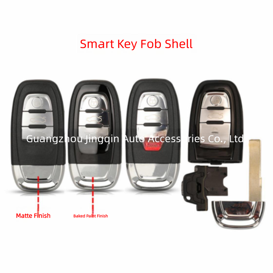 Original-Size Car Key Housing Key Case Shell for Audi A7 A8 Quattro Q5 Q7 S4 S5 S6 S7 S8 TT 8V B8 B9 C7 Q3 A1 A4l A3 A4 A5 A6