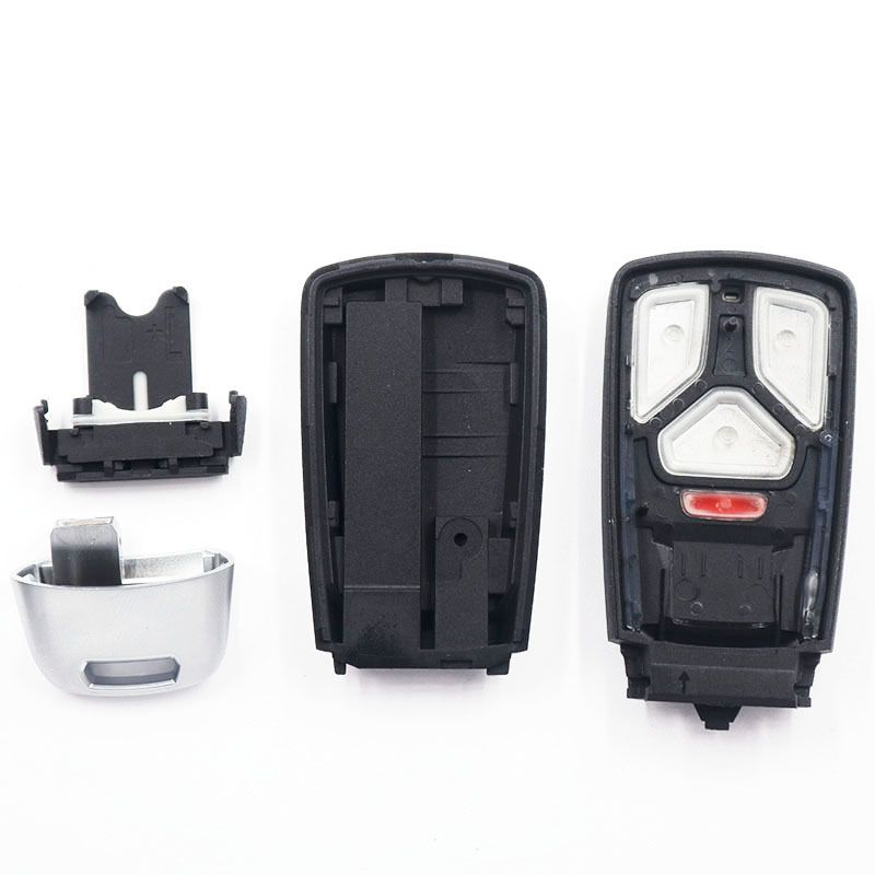 3 4 Buttons Car Key Housing Key Case Shell for Audi A4 A5 A4L S4 S5 S6 S8 Q3 Q5 Q7 TT SQ7 RS S SQ5 2017 2018 2019 without blade