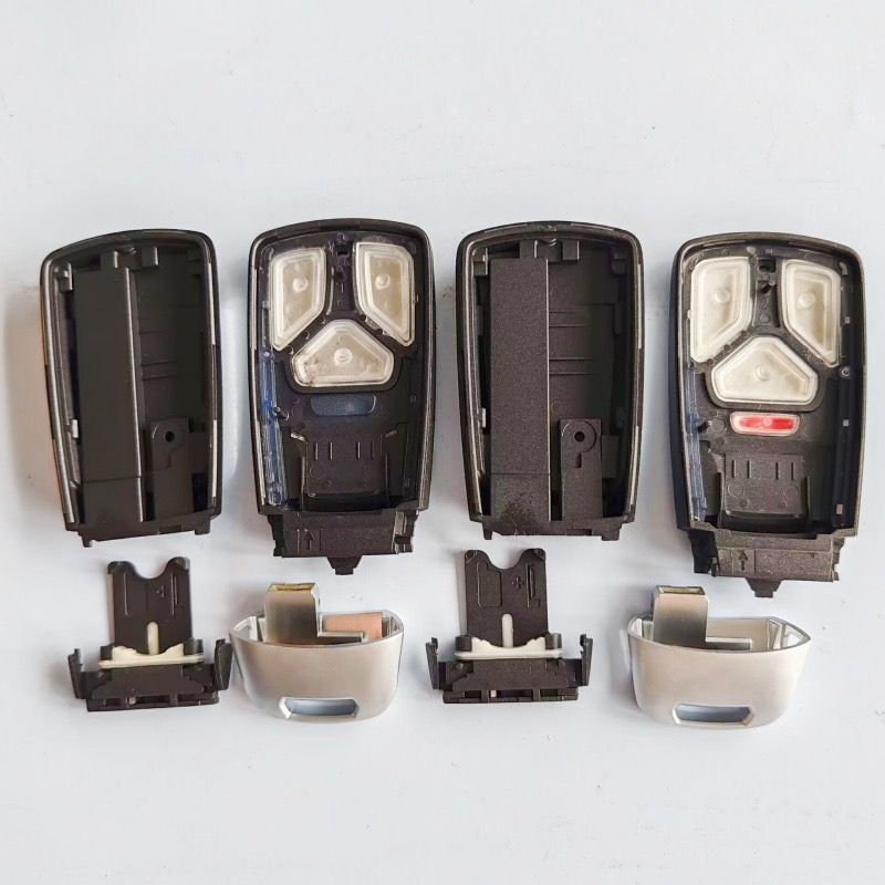 3 4 Buttons Car Key Housing Key Case Shell for Audi A4 A5 A4L S4 S5 S6 S8 Q3 Q5 Q7 TT SQ7 RS S SQ5 2017 2018 2019 without blade