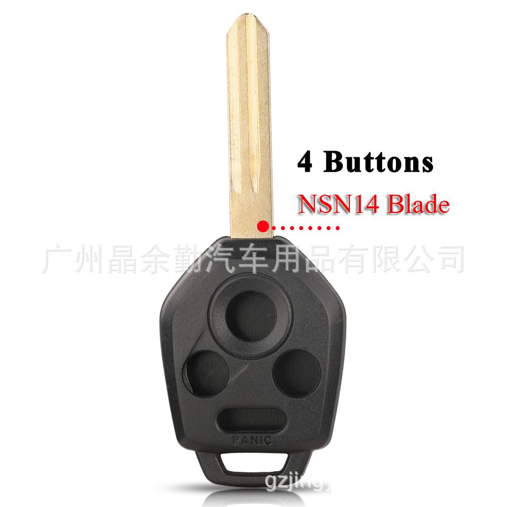 Remote Car Key Shell Case for Subaru Tribeca Outback for Forester Legacy 3/4 Button TOY43/DAT17/NSN19 Blade