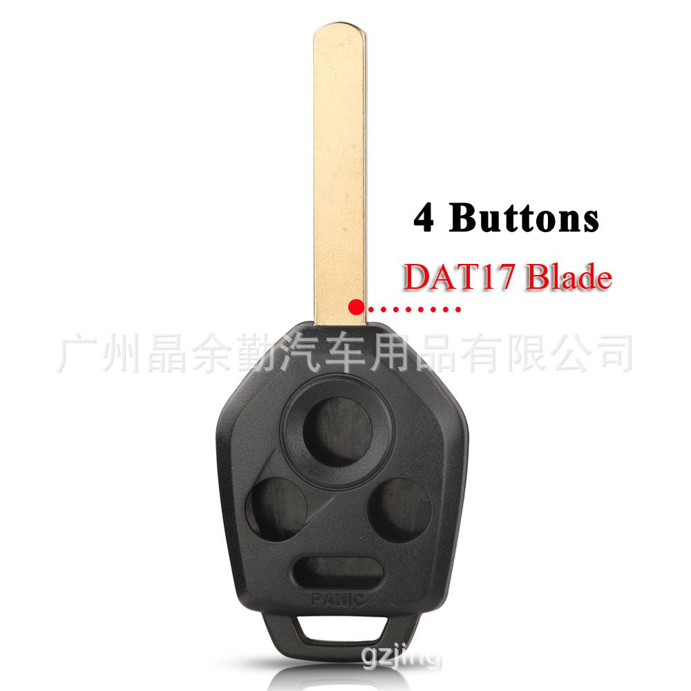 Remote Car Key Shell Case for Subaru Tribeca Outback for Forester Legacy 3/4 Button TOY43/DAT17/NSN19 Blade