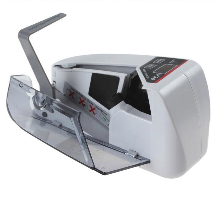 Mini Money Currency Counting Machine Handy Bill Cash Banknote Counter Money AC or Battery Powered for Fake Money Dollar EU US UK