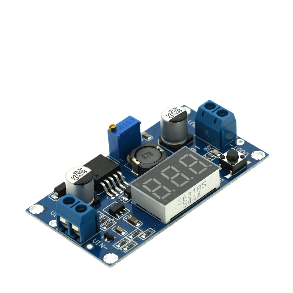 LM2596 DC DC Step Down Converter Voltage Regulator LED Display Voltmeter 4.0~40 To 1.25-37V Buck Adapter Adjustable Power Supply