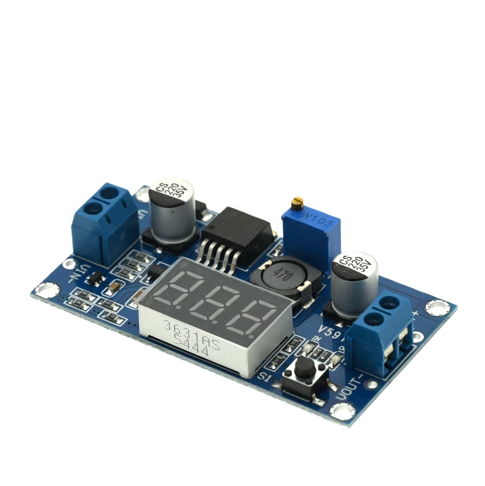 LM2596 DC DC Step Down Converter Voltage Regulator LED Display Voltmeter 4.0~40 To 1.25-37V Buck Adapter Adjustable Power Supply