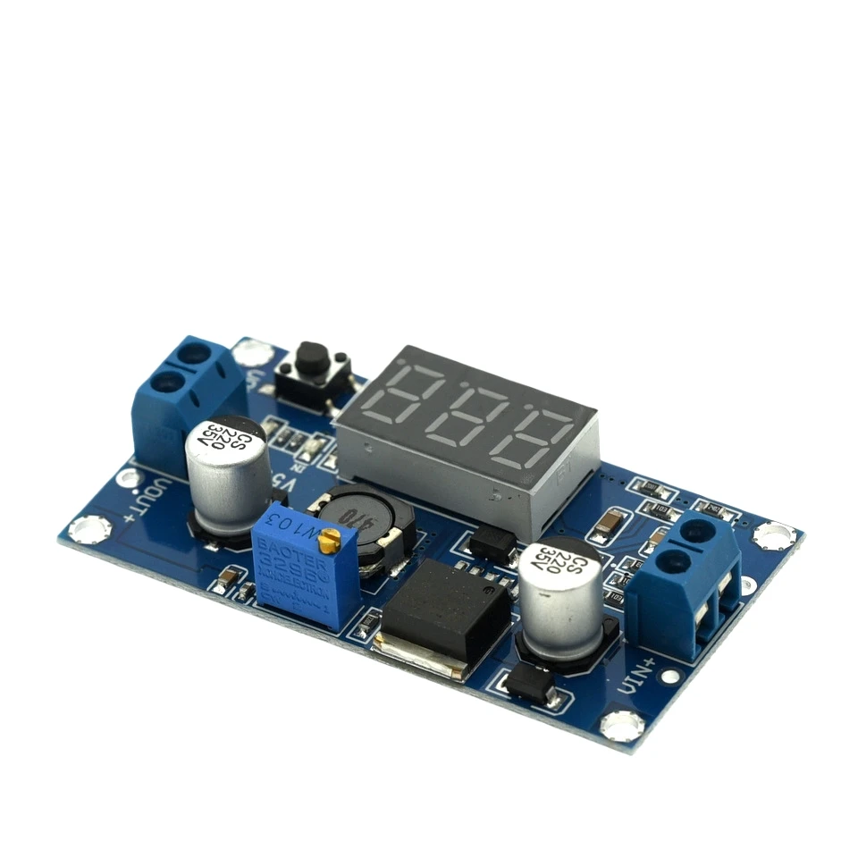 LM2596 DC DC Step Down Converter Voltage Regulator LED Display Voltmeter 4.0~40 To 1.25-37V Buck Adapter Adjustable Power Supply