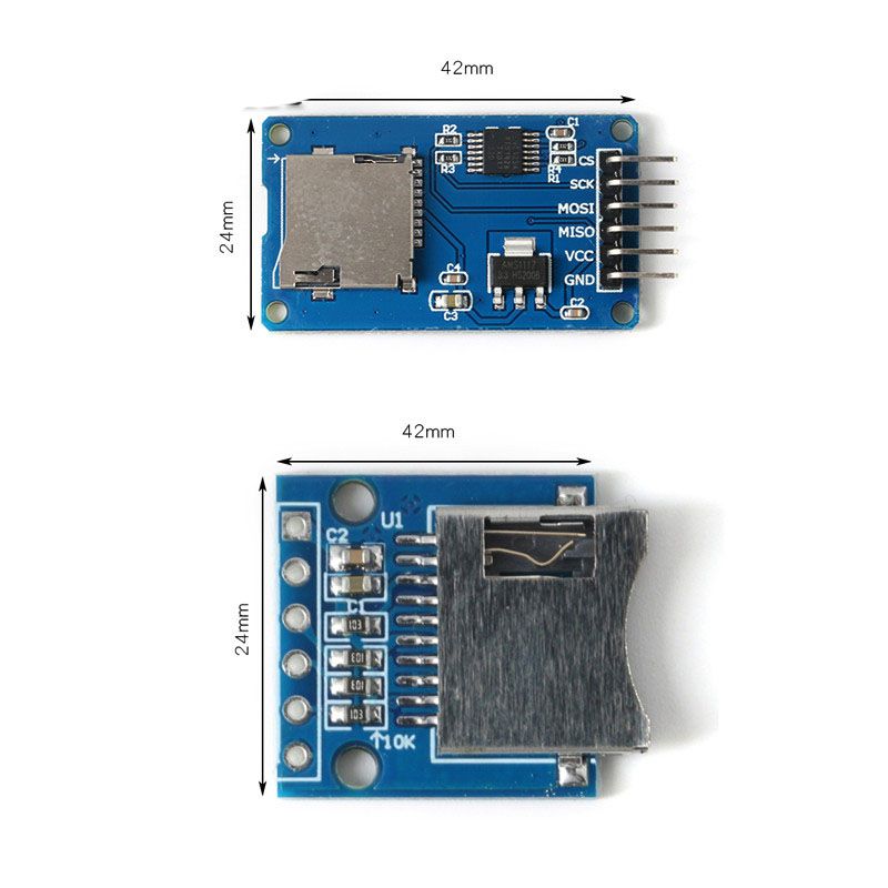 Micro SD Storage Expansion Board Micro SD TF Card Memory Shield Module SPI For Arduino