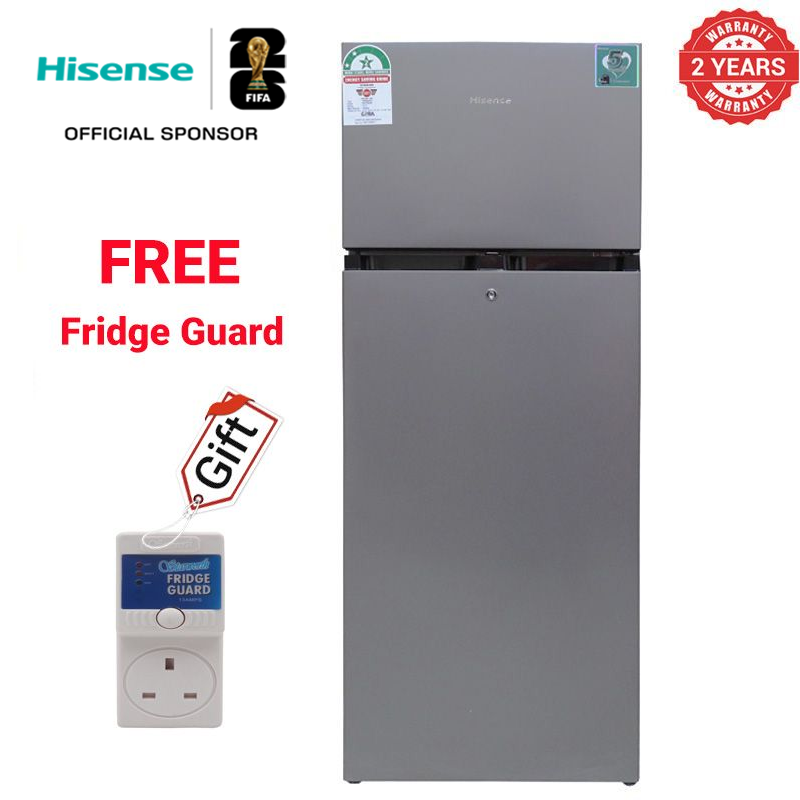 Hisense fridge 205L Double Door Refrigerator  REF205DR Double Doors Refrigerator  Fridge and Freezer With Lock Refrigerators with free gift