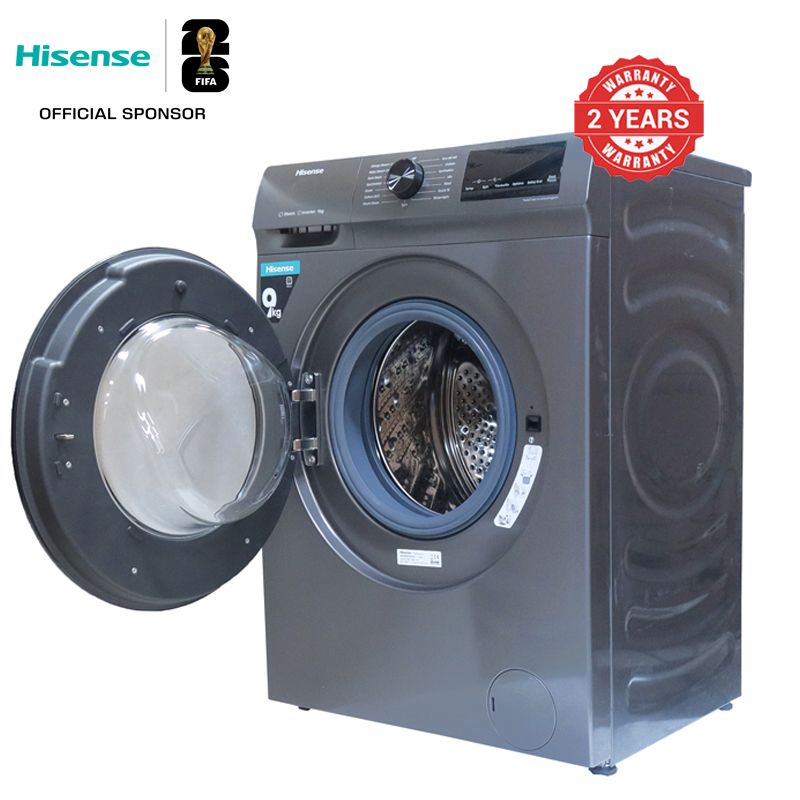 Hisense 9KG  Front Load Washing Machine 1400RMP washing machine  automatic WFQP9014EVMT